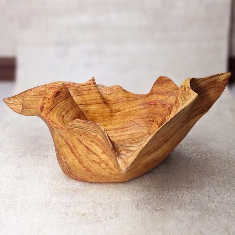 میوه خوری دفُرمه چوبی رستیک