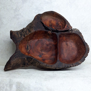 اردو خوری سه خونه رستیک چوبی طرح ماهی