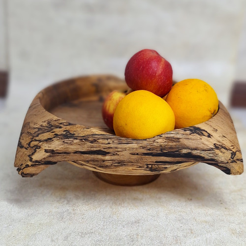 میوه خوری رستیک پایه دار طرح آبشاری با چوب گردو